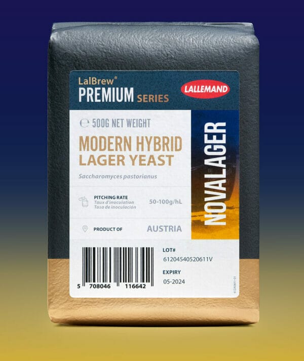 LalBrew Novalager Modern Hybrid Lager Yeast (package image)